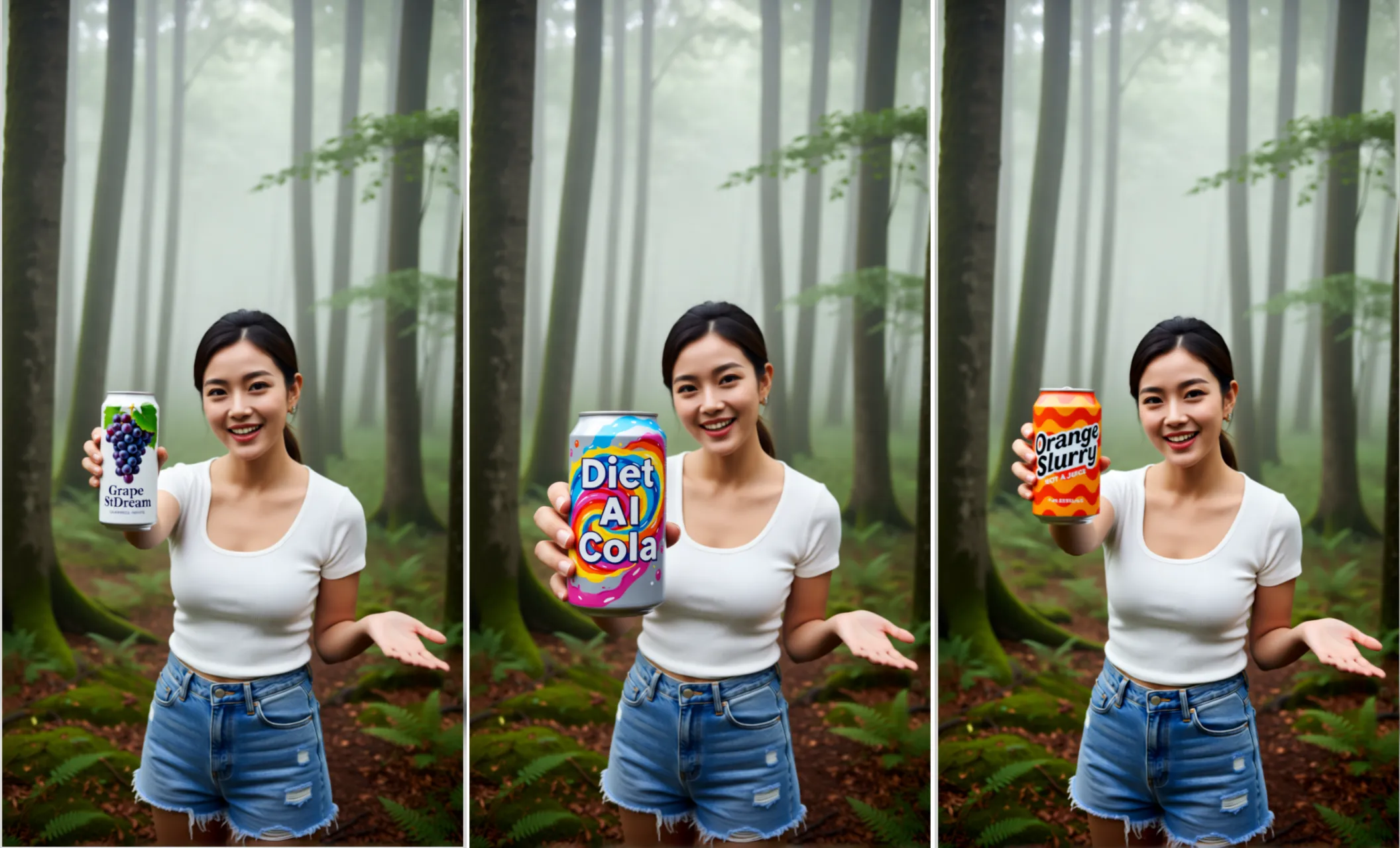 Generated soda placed